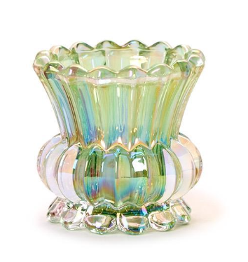 Iridescent Tealight / Bud Flower Vase