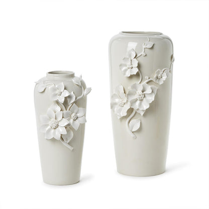 Sculpted Flowers Vase