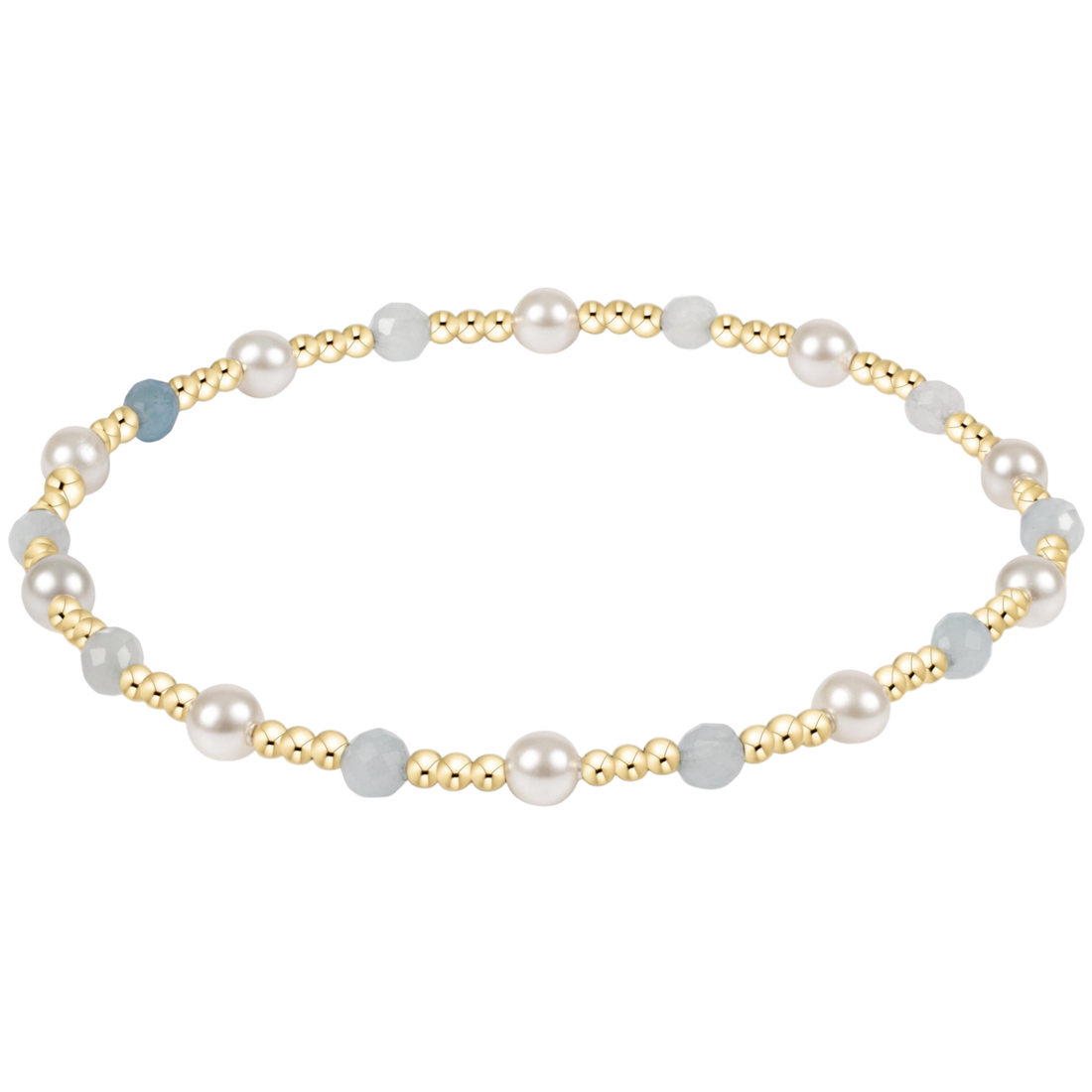 Pearl Sincerity Gemstone-Aquamarine