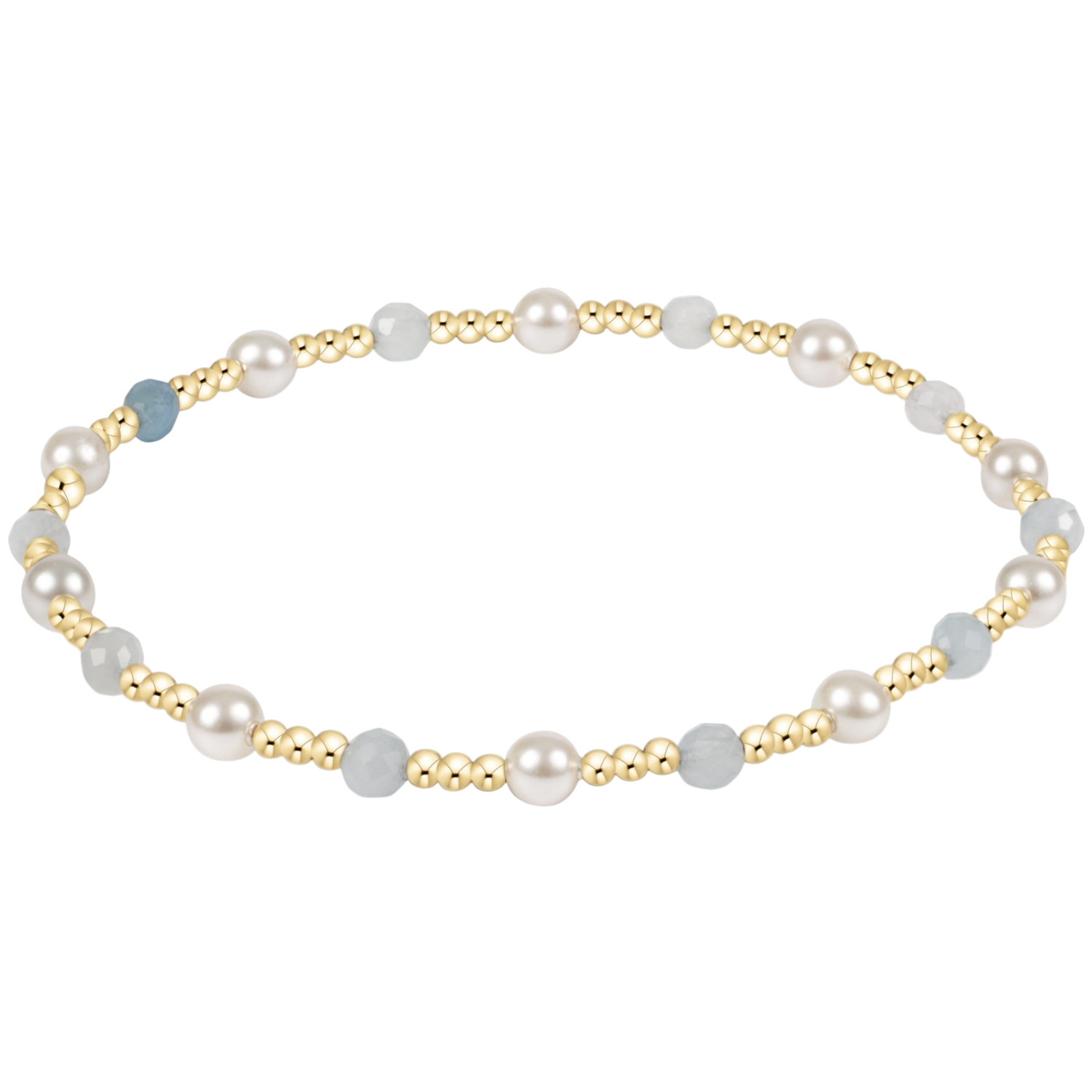 Pearl Sincerity Gemstone-Aquamarine