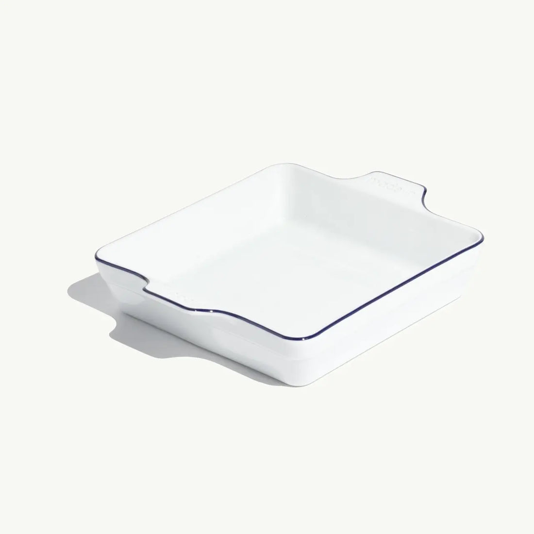 Square Baking Dish-Navy Rim