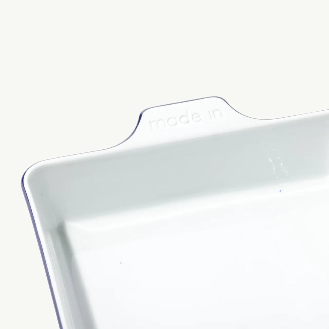 Square Baking Dish-Navy Rim