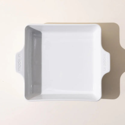 Square Baking Dish-White