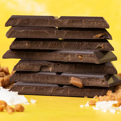 Salted Toffee Crackle Truffle Bar