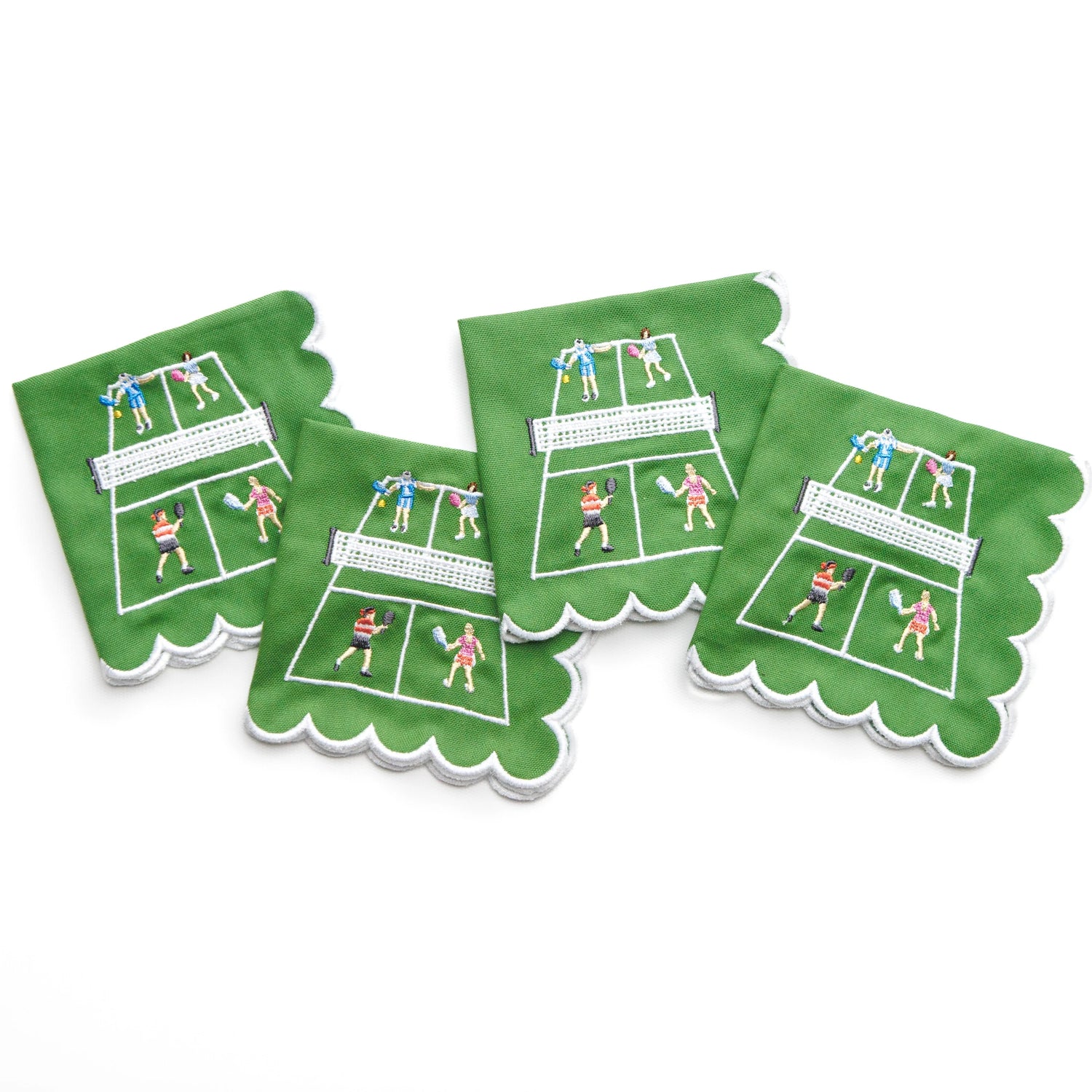 Day at the Courts Cocktail Napkins | Set of 4