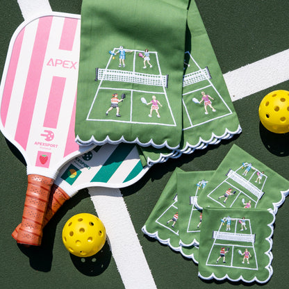 Day at the Courts Tea Towels