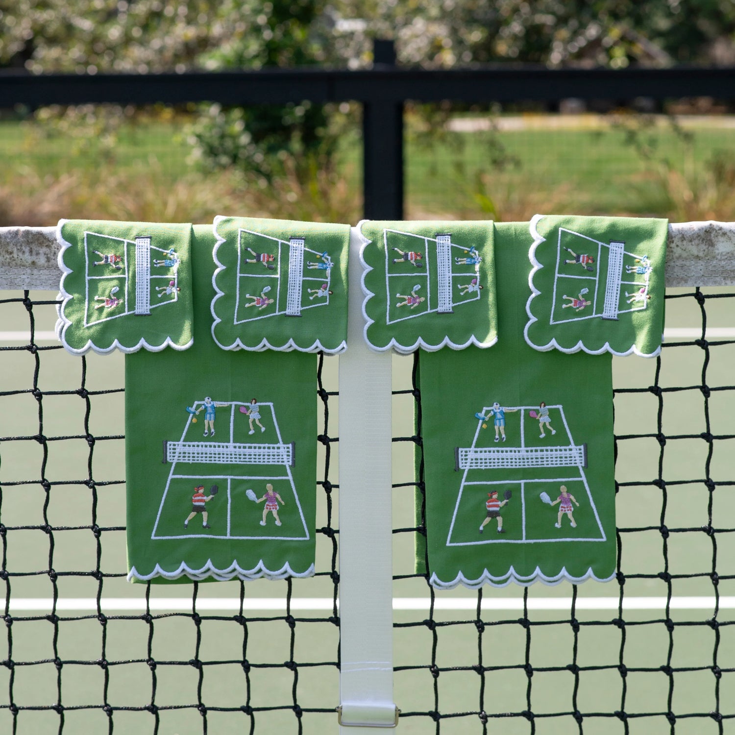 Day at the Courts Tea Towels