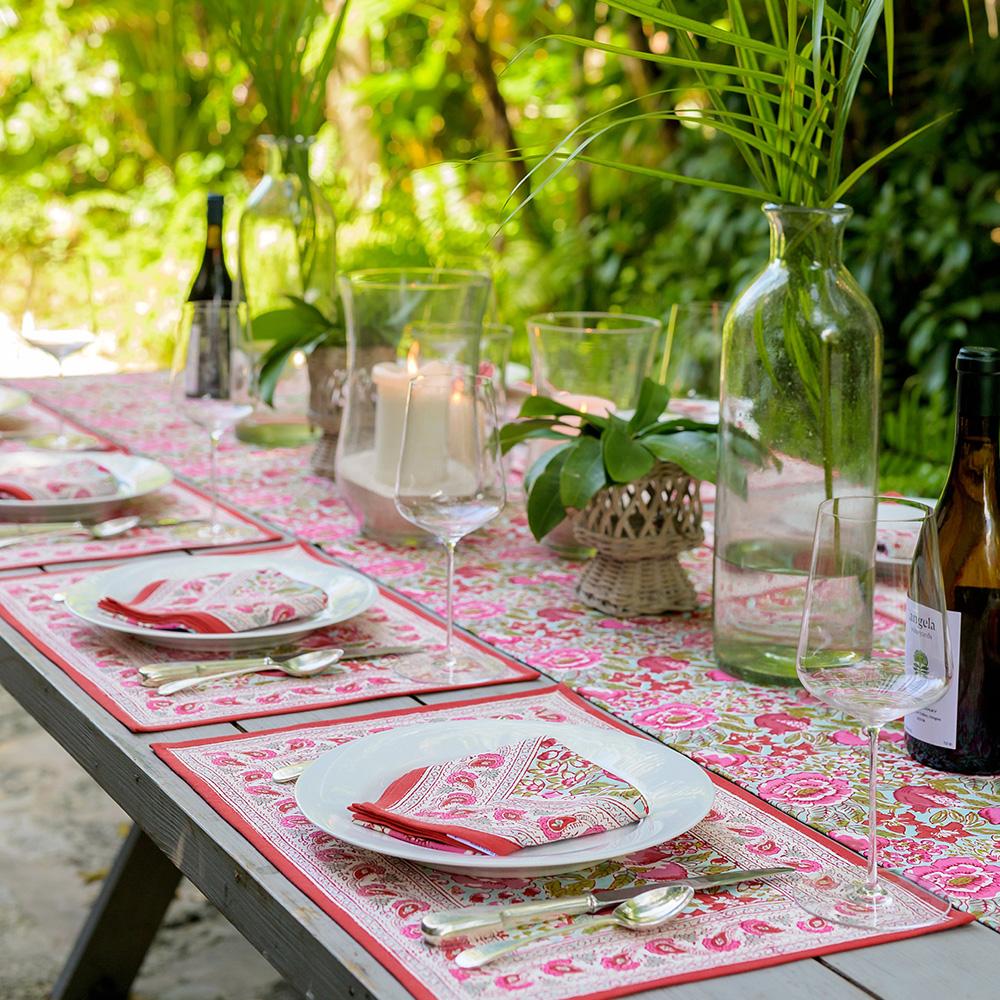 Wildflower Garden Table Runner