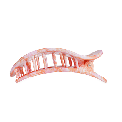 TELETIES - Just Keep Swimming | Large | Flat Round Hair Clip