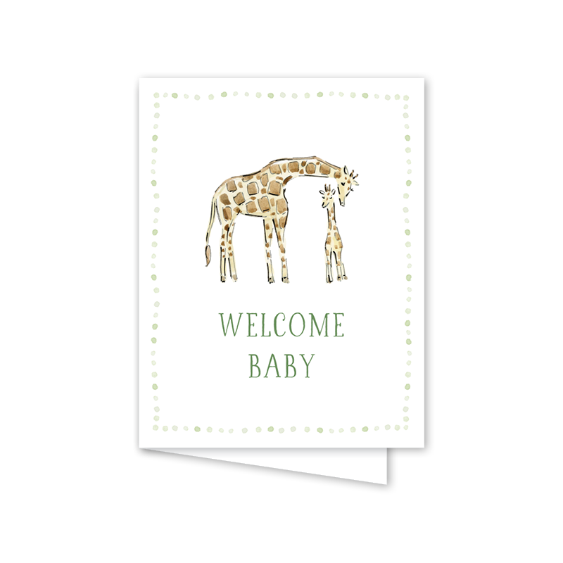 Dogwood Hill - Zoo in the City Baby Card