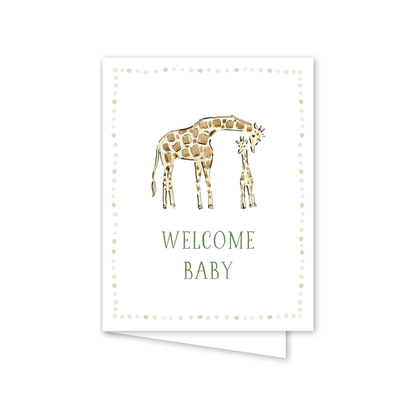 Dogwood Hill - Zoo in the City Baby Card