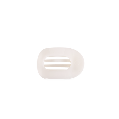 TELETIES - Coconut White | Tiny | Flat Round Clip