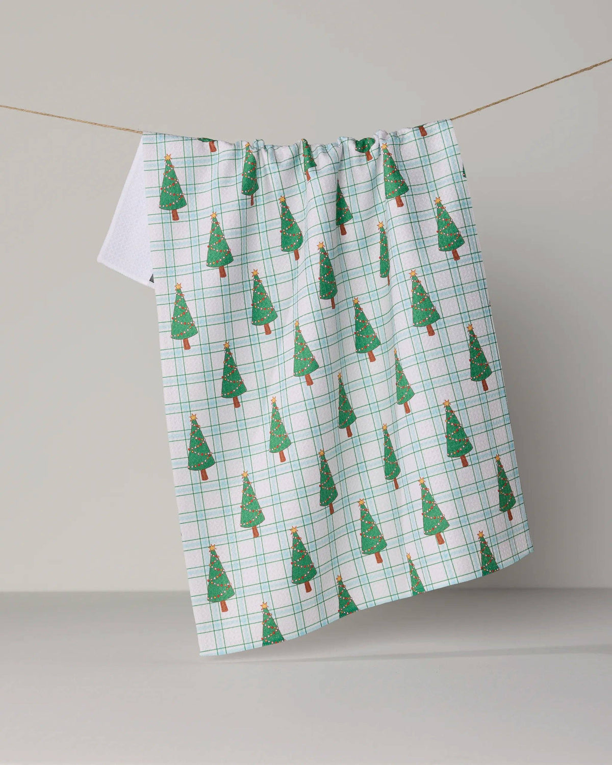 Geometry - Jolly Plaid Tea Towel - Holiday 2026