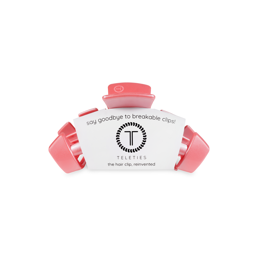 Classic Hair Clip | Tiny | Calming Coral