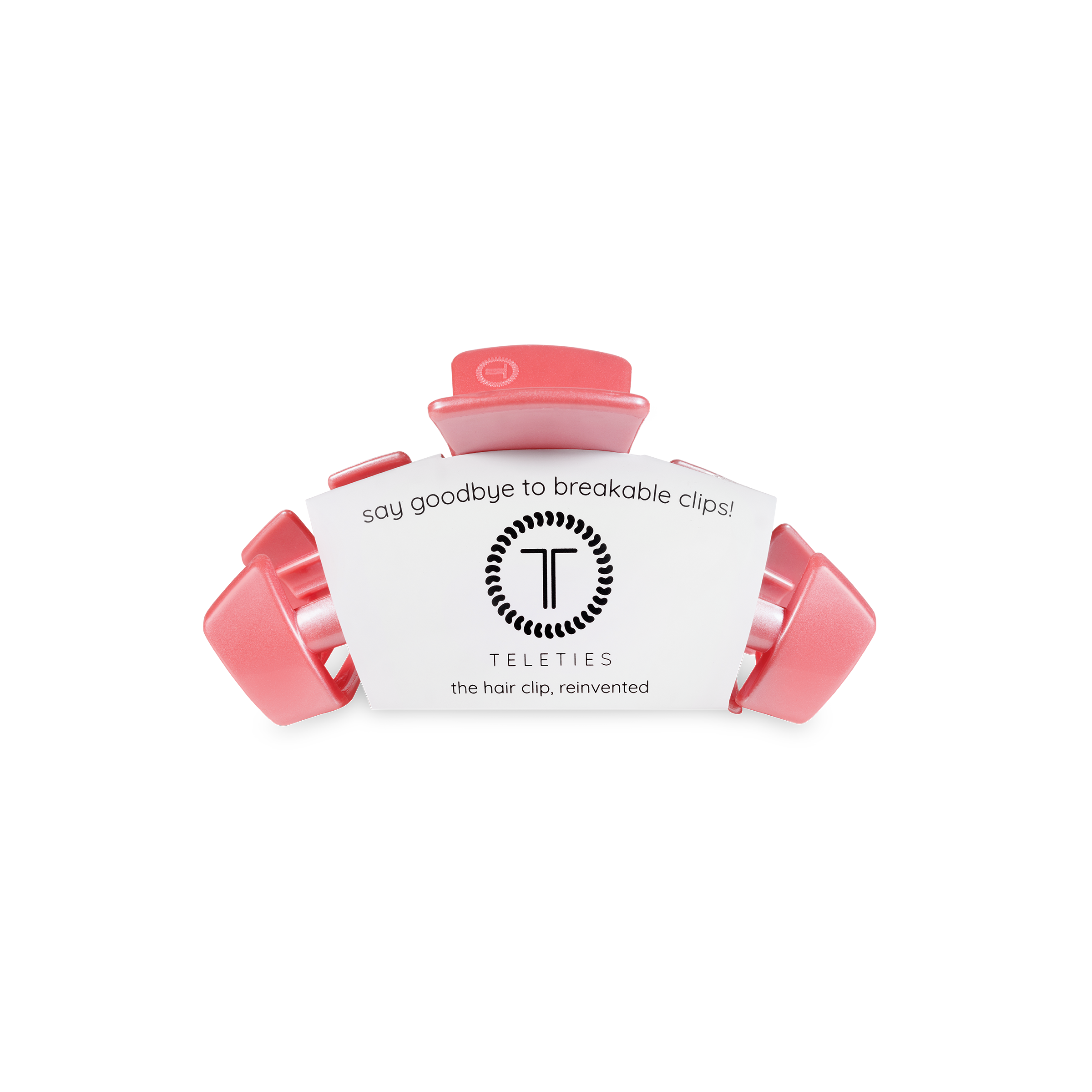 Classic Hair Clip | Tiny | Calming Coral