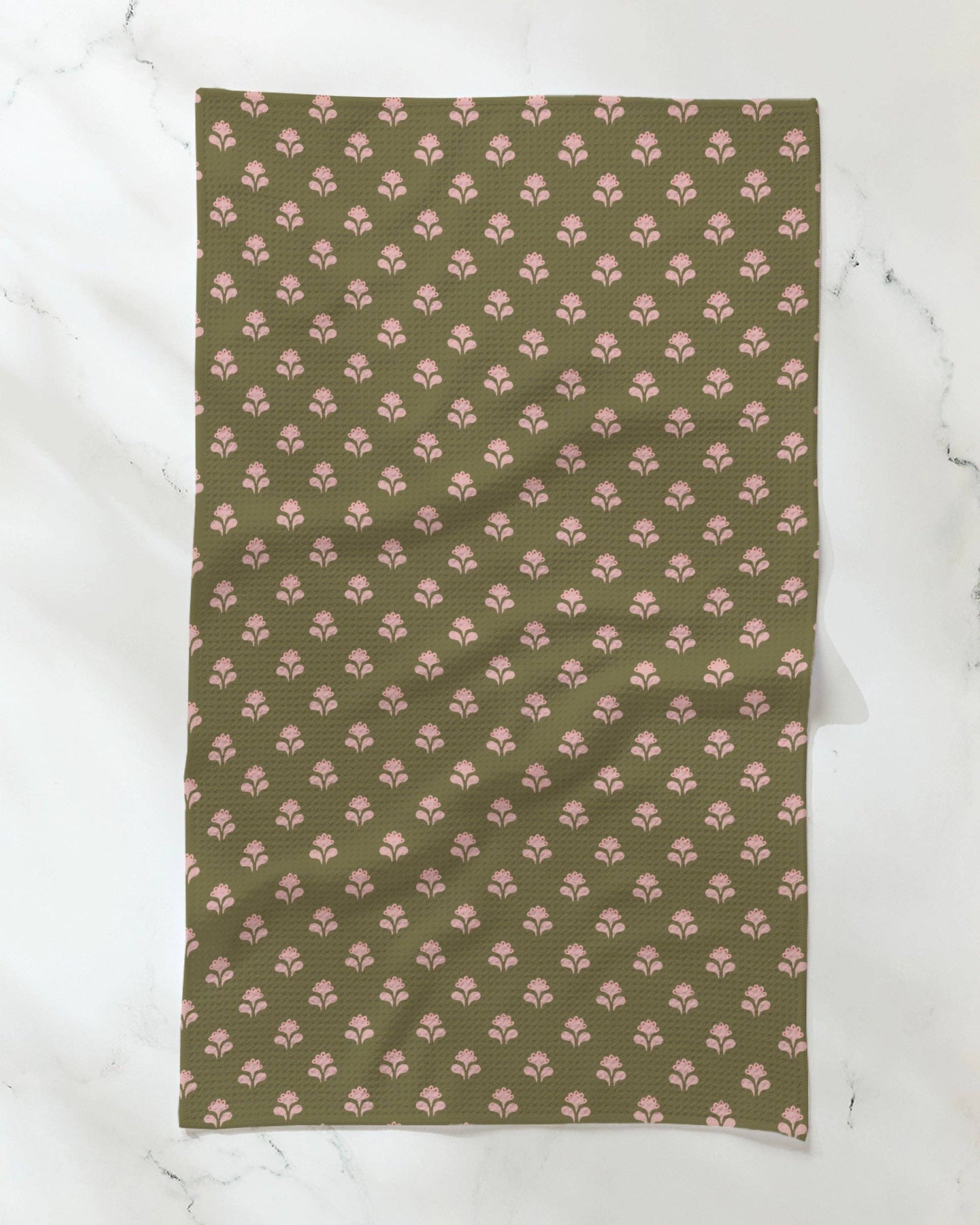 Geometry - Lucky Flowers Tea Towel