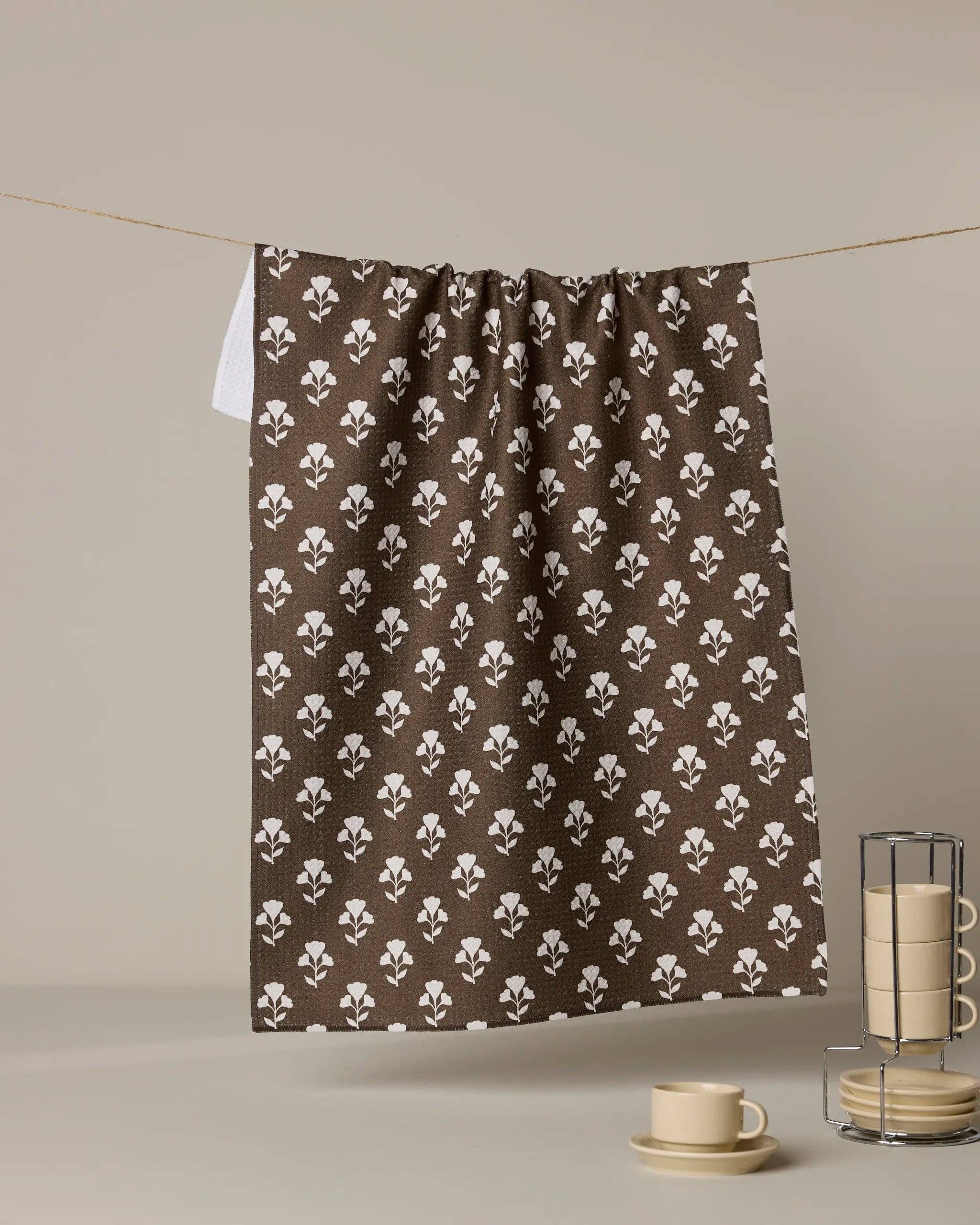 Geometry - Bloom for Mom Tea Towel