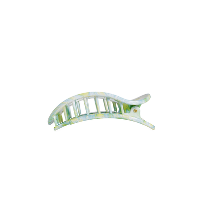 TELETIES - By the Sea Shore | Small | Flat Round Hair Clip