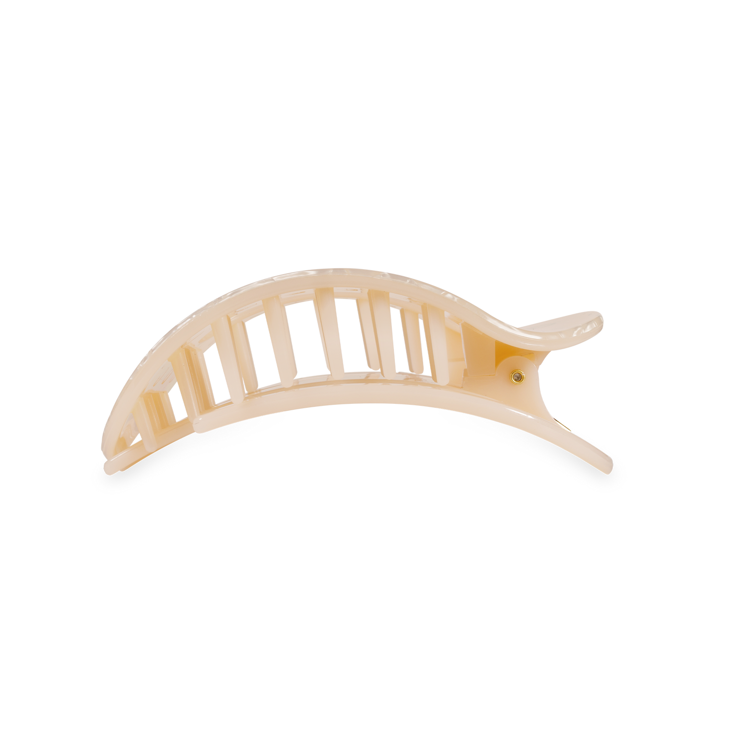 TELETIES - Flat Round Hair Clip | Medium | Soft Surf
