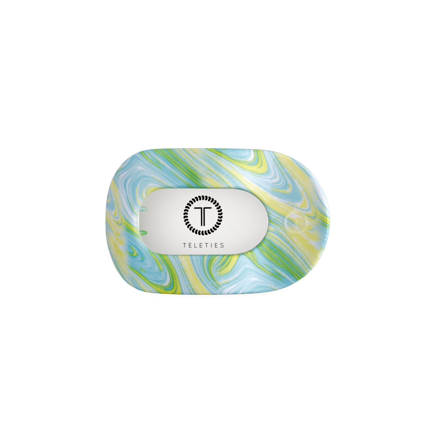 TELETIES - By the Sea Shore | Small | Flat Round Hair Clip