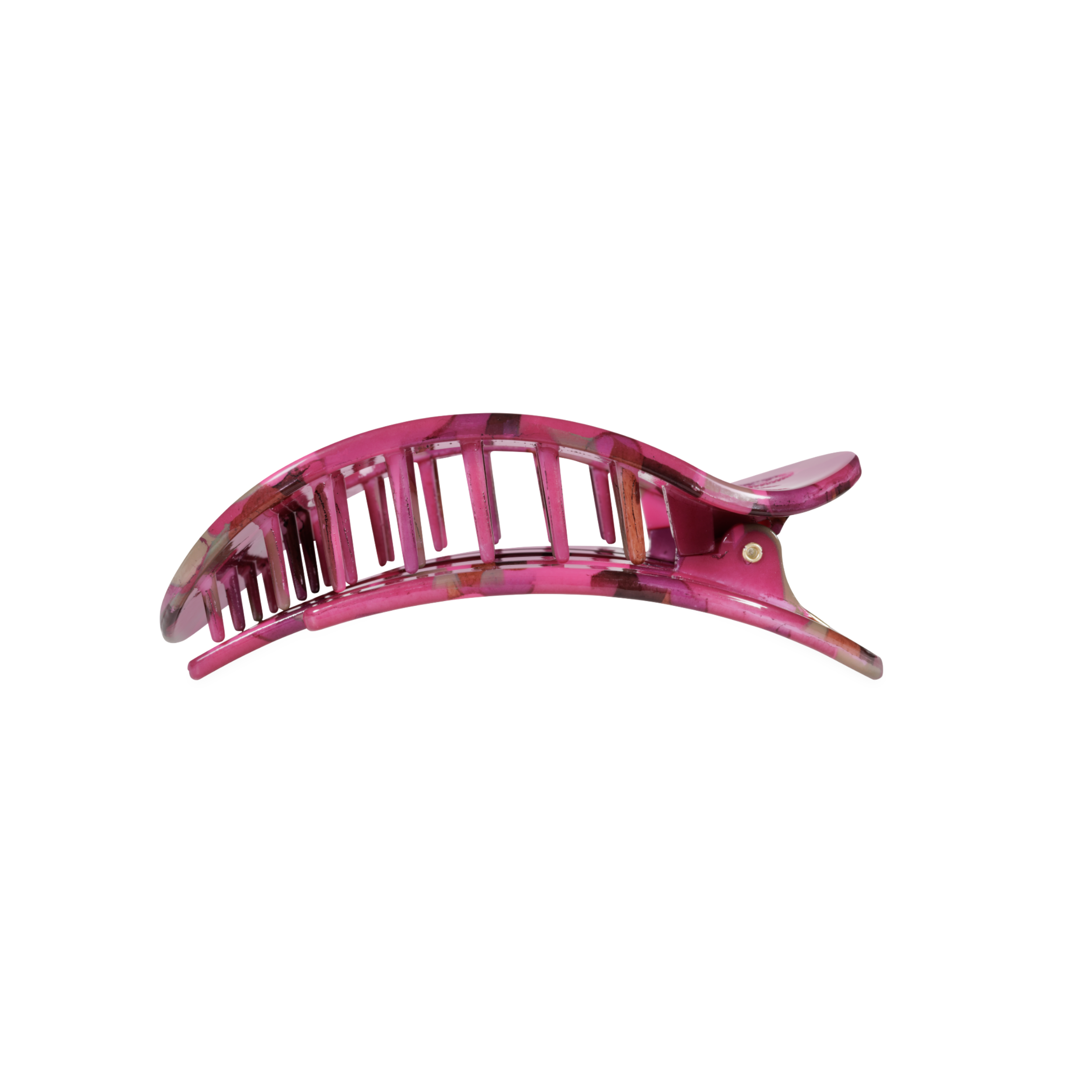 TELETIES - Garden Glam Medium Flat Round Hair Clip