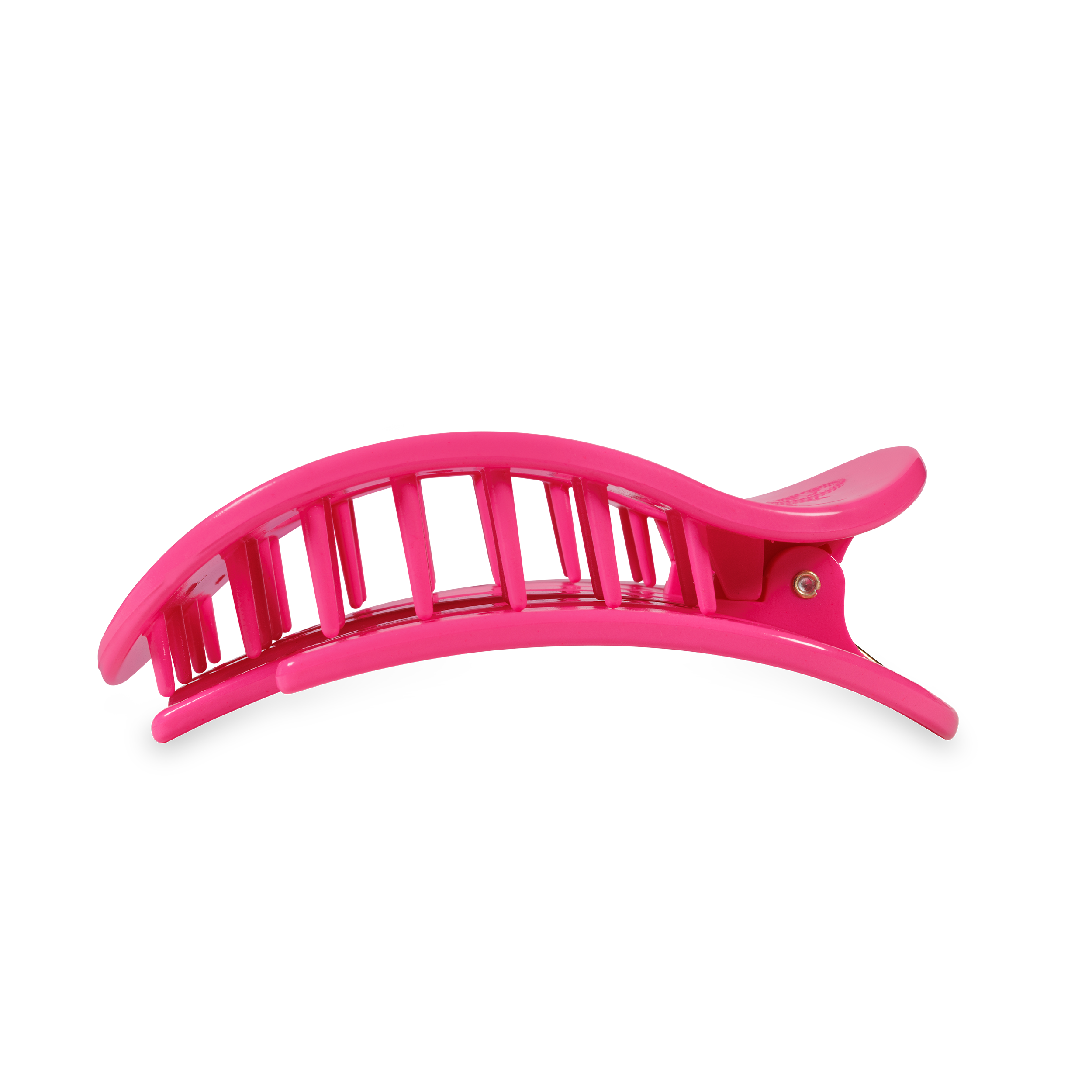 TELETIES - Flat Round Hair Clip | Large | Tropical Punch