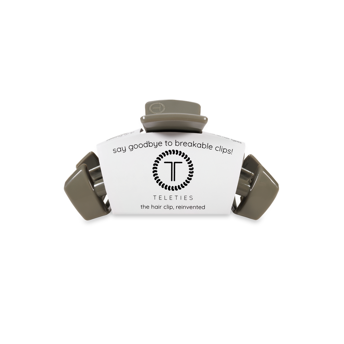 TELETIES - Classic Hair Clip | Tiny | Sage It Ain&
