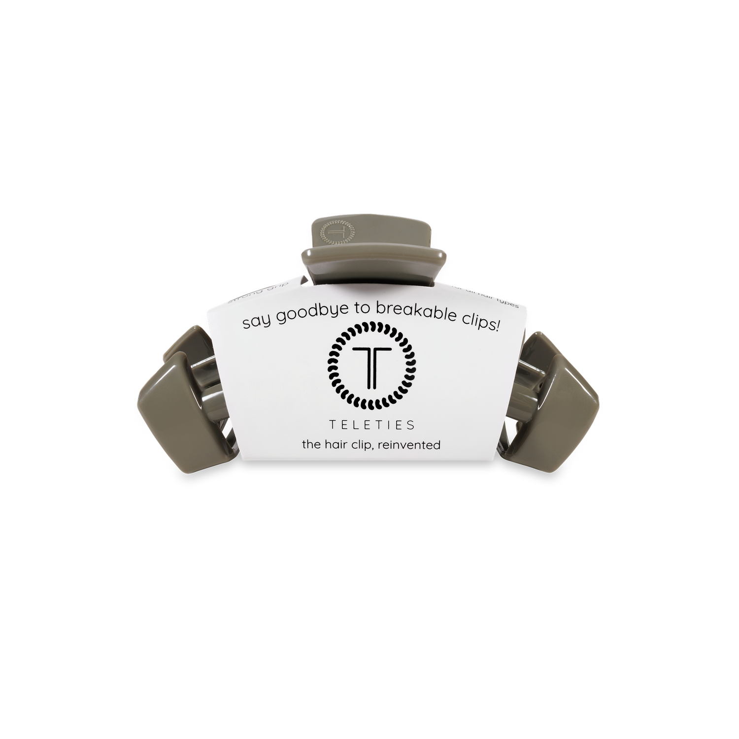 TELETIES - Classic Hair Clip | Tiny | Sage It Ain&