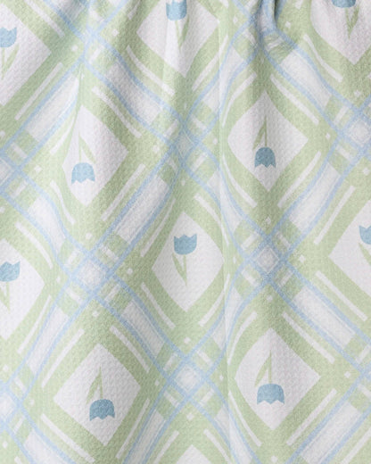 Geometry - Tulip Lattice Tea Towel