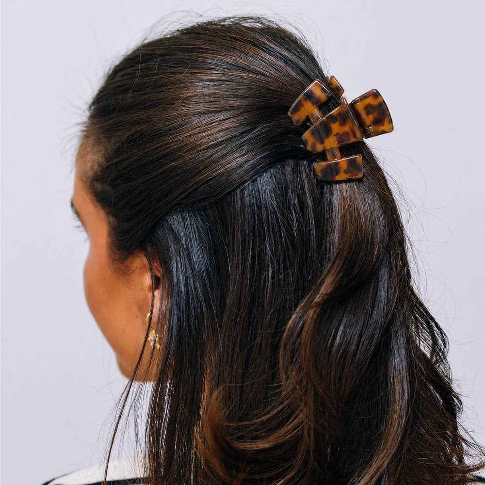 TELETIES - Classic | Tortoise | Petite Hair Clip