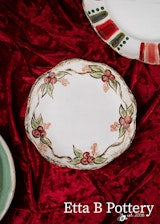 Berries &amp; Boughs Scalloped Plate