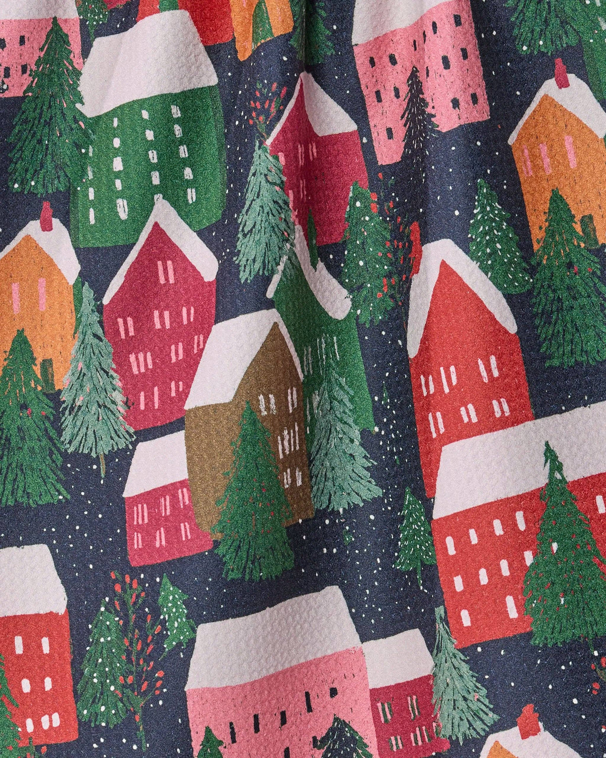 Geometry - Alpine Village Tea Towel - Holiday 2026
