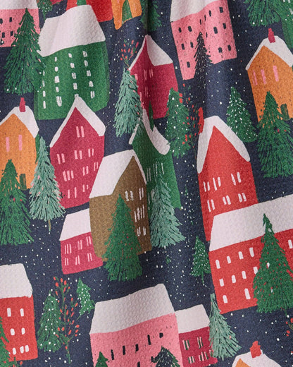 Geometry - Alpine Village Tea Towel - Holiday 2026