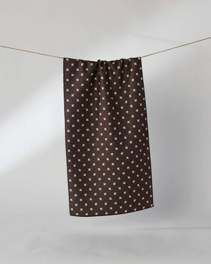 Geometry - Woven Spice Mini Towel