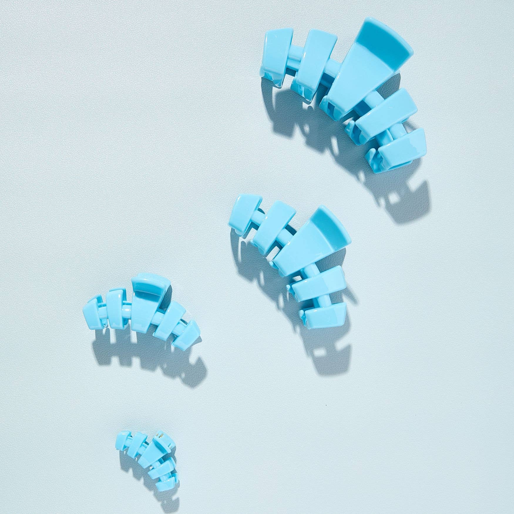 TELETIES - Classic Hair Clip | Tiny | Summer Sky