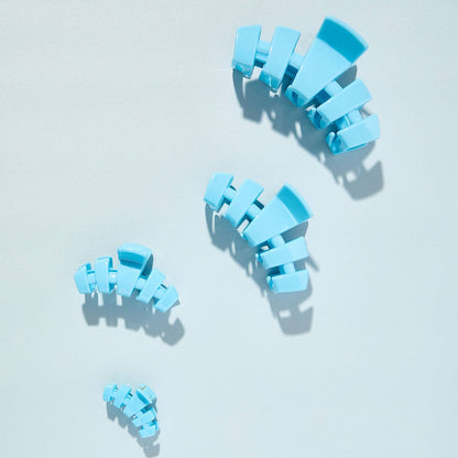 TELETIES - Classic Hair Clip | Tiny | Summer Sky