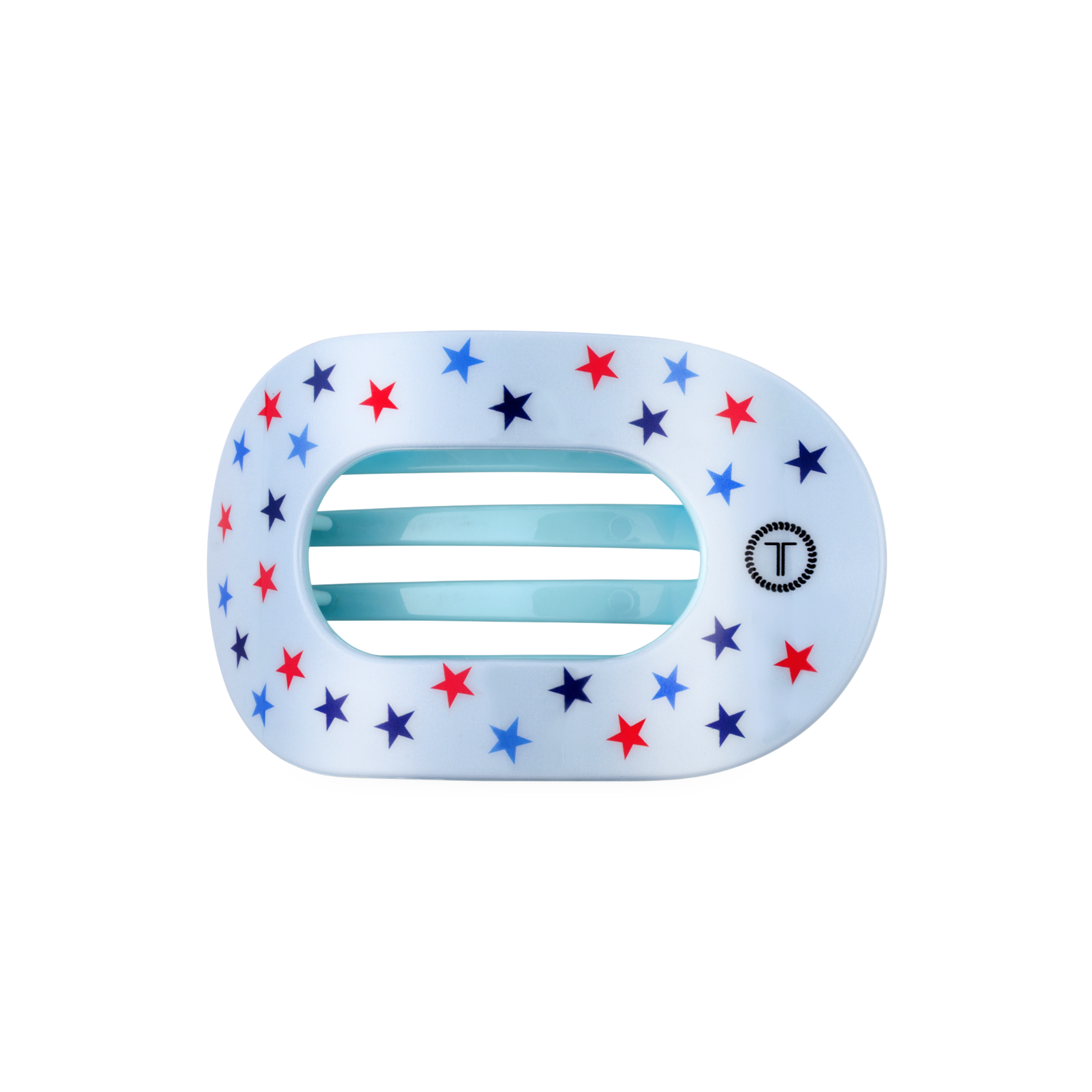 TELETIES - Flat Round Hair Clip | Medium | United We Sparkle