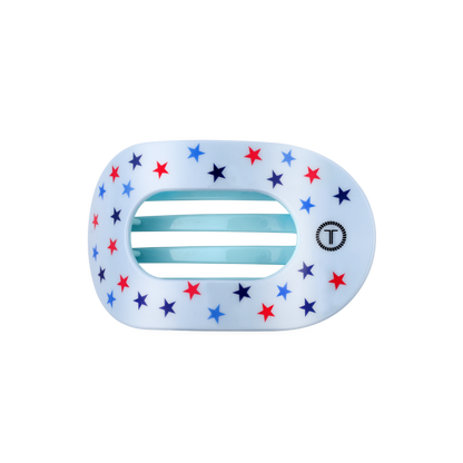 TELETIES - Flat Round Hair Clip | Medium | United We Sparkle