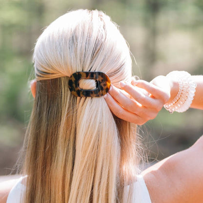 TELETIES - Tortoise | Tiny | Flat Round Clip