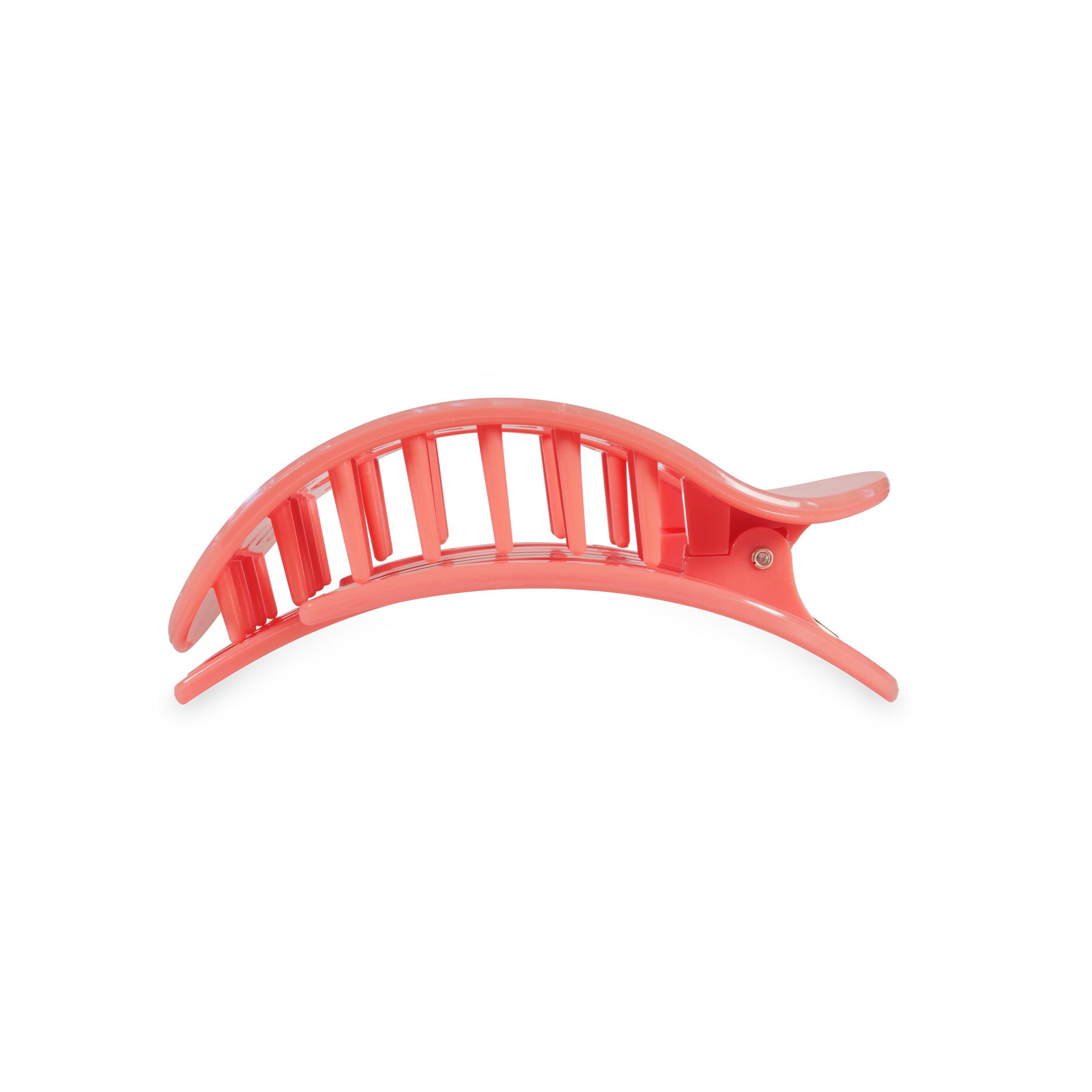 TELETIES - Flat Round Hair Clip | Medium | Dreamsicle