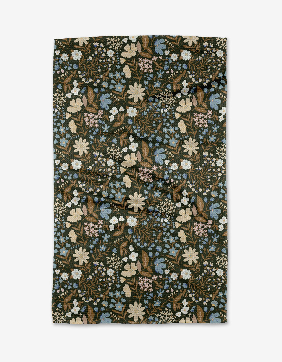 Geometry - Cottage Meadow Sepia Tea Towel