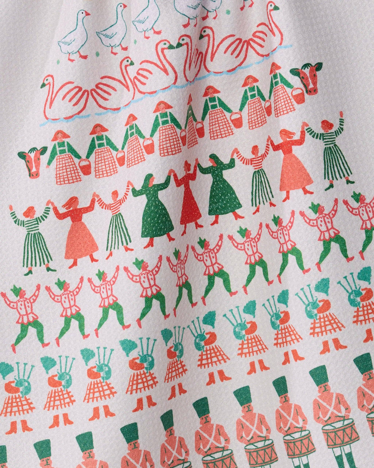 Geometry - Counting Christmas Tea Towel - Holiday 2026