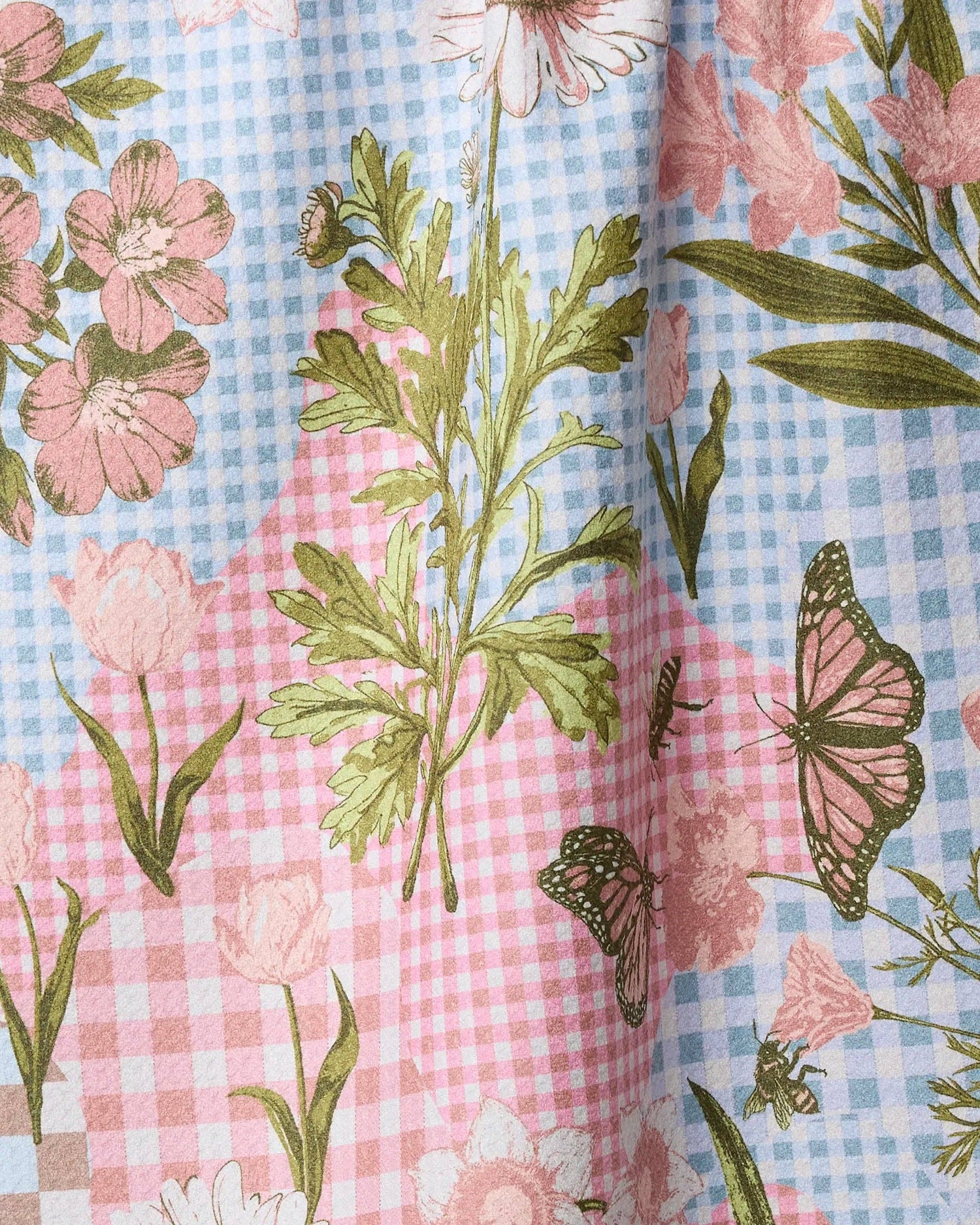 Geometry - Floral Collage Tea Towel