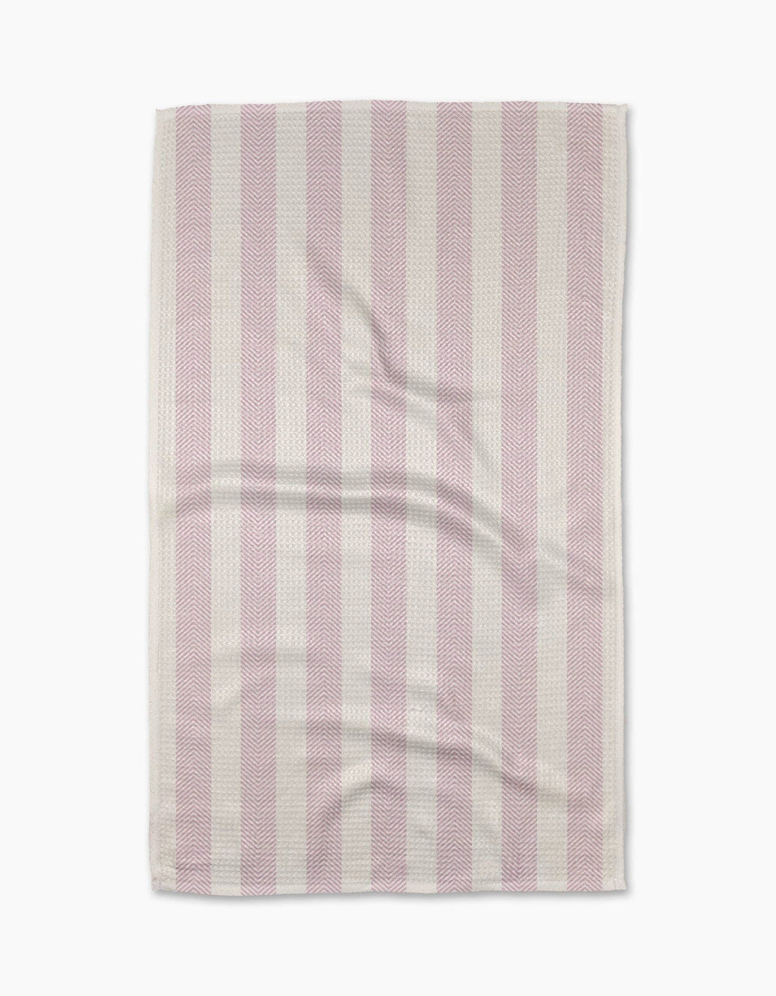 Geometry - Pink Chevron Stripe Tea Towel