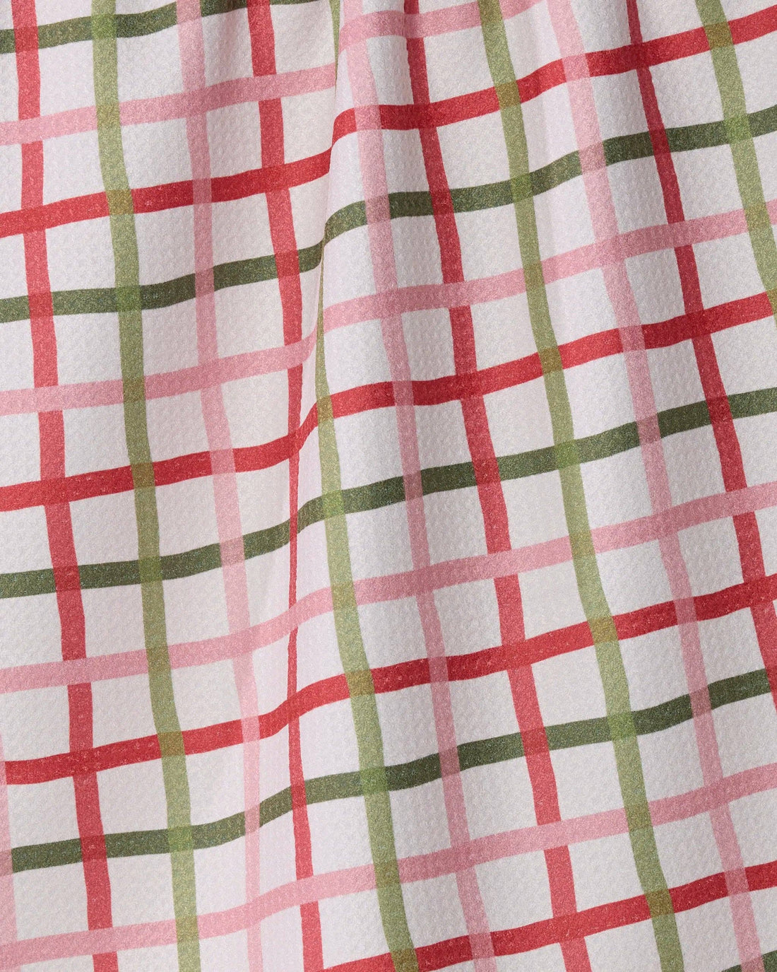 Geometry - Festive Plaid Tea Towel - Holiday 2026