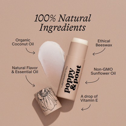 Poppy &amp; Pout - Lip Balm, Island Coconut