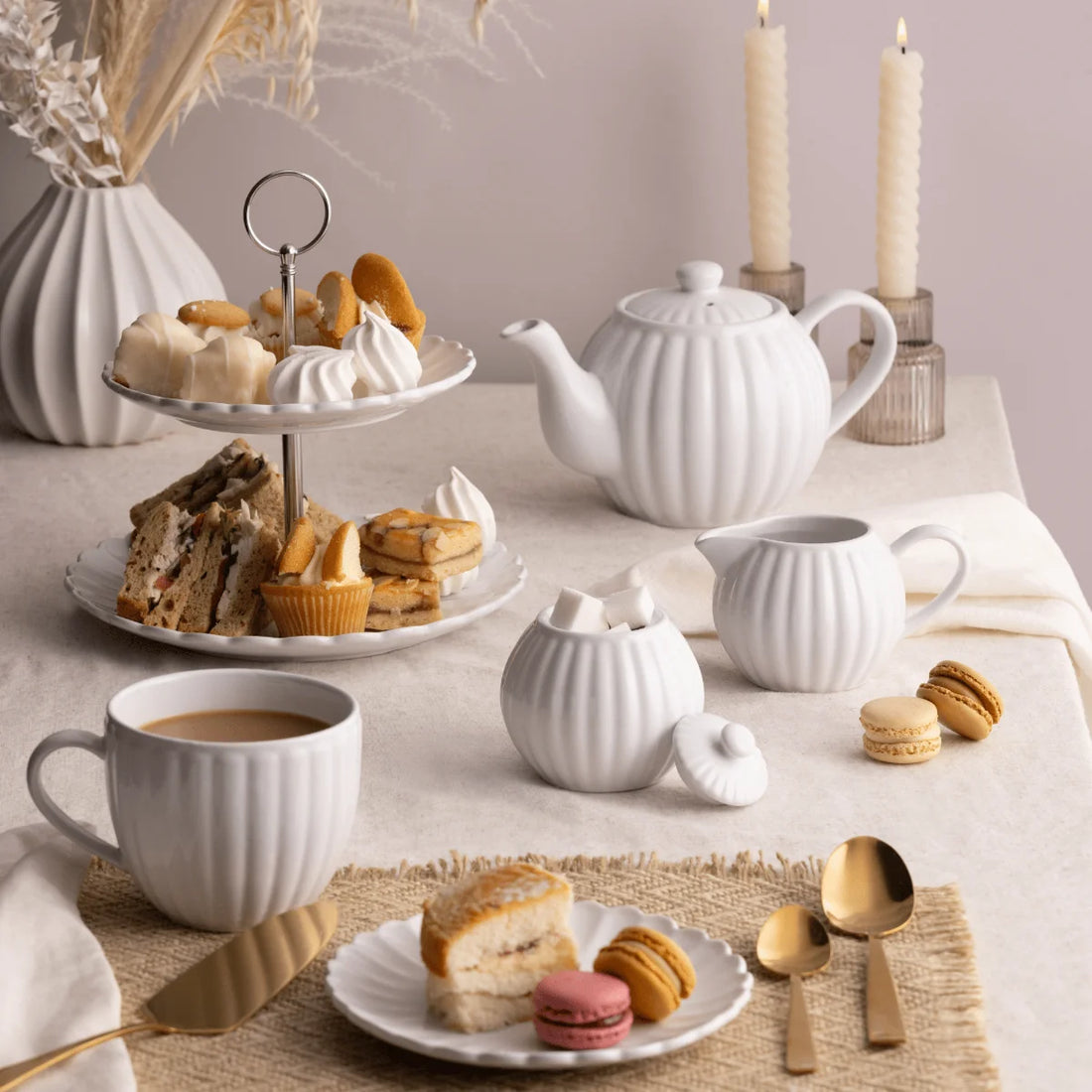 Luxe Creamer and Sugar Bowl