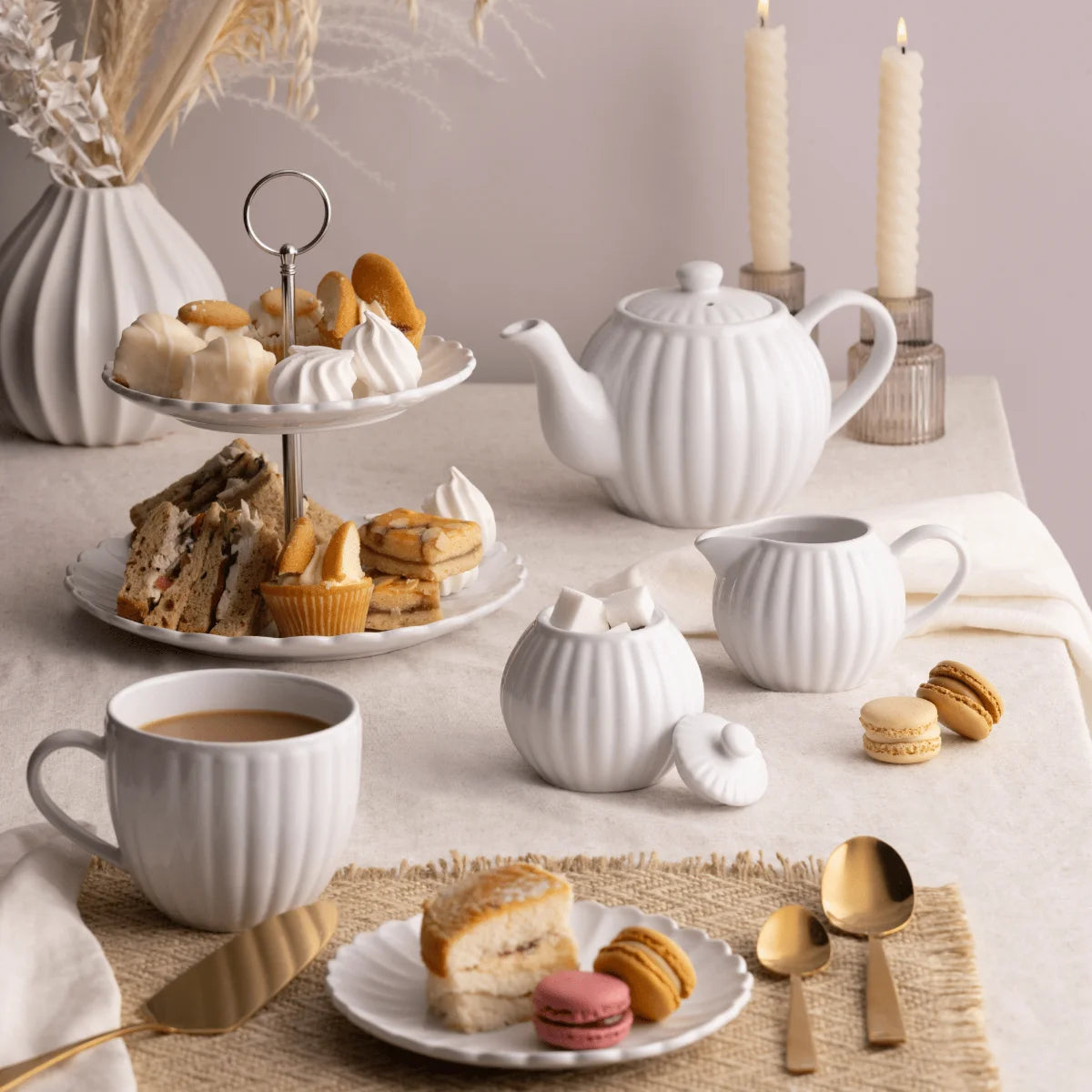 Luxe Creamer and Sugar Bowl