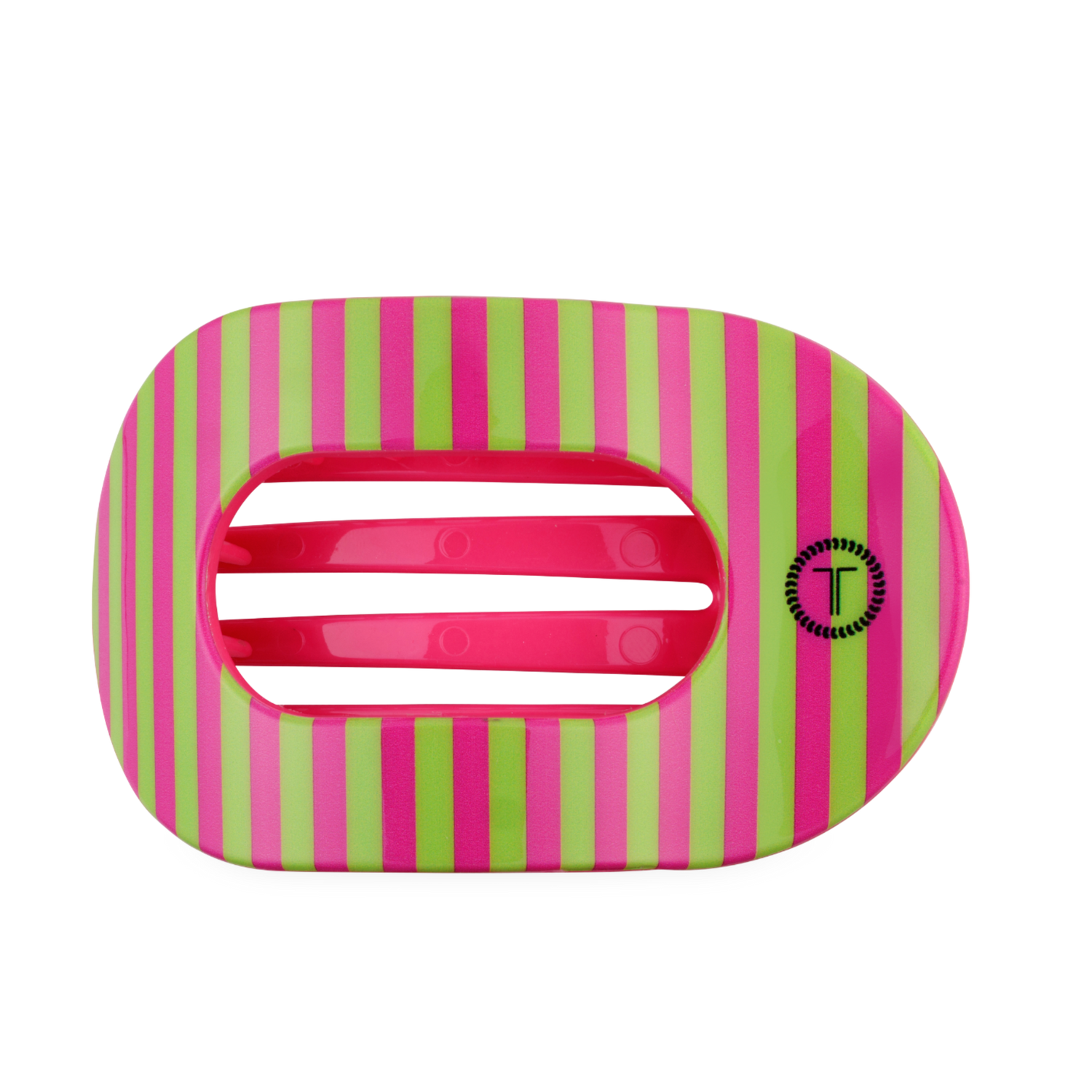 TELETIES - Summer Crush | Large | Flat Round Hair Clip