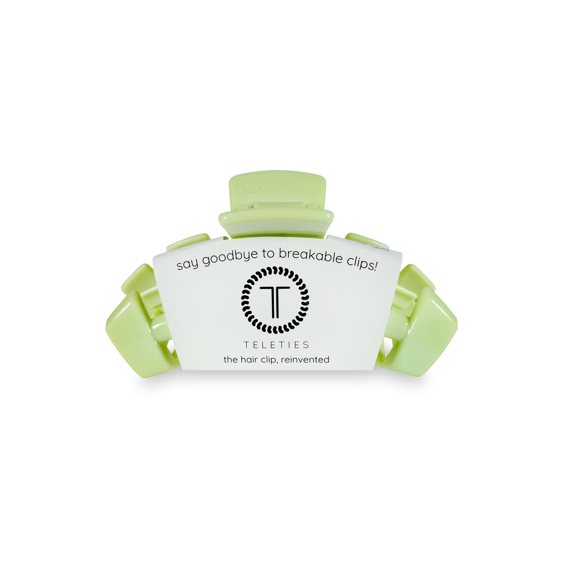 TELETIES - Classic Hair Clip | Tiny | Classic Aloe, There!